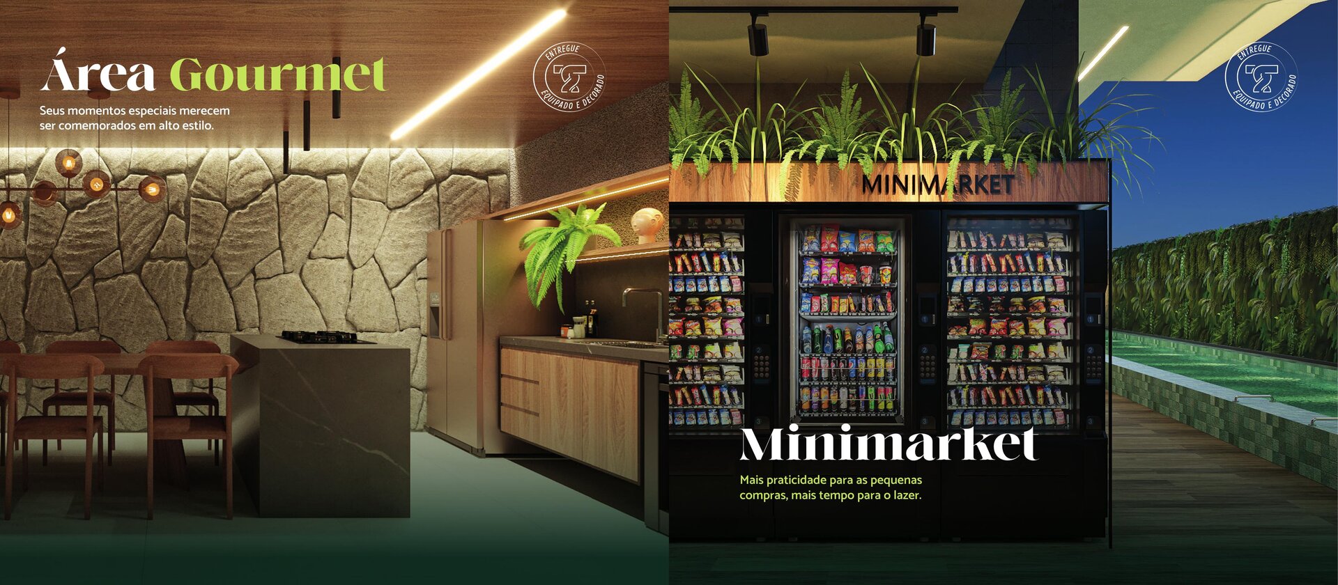 Melhor rentabilidade por m² — Studio de 16 m² a 28 m²